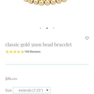 Genuine Enewton Gold Bracelet. This is the 7.25 extend size. Dust bag included.